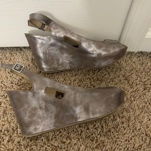 Silver ish wedges